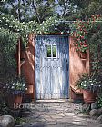 Garden Gate On Mission Carmel by Barbara Felisky